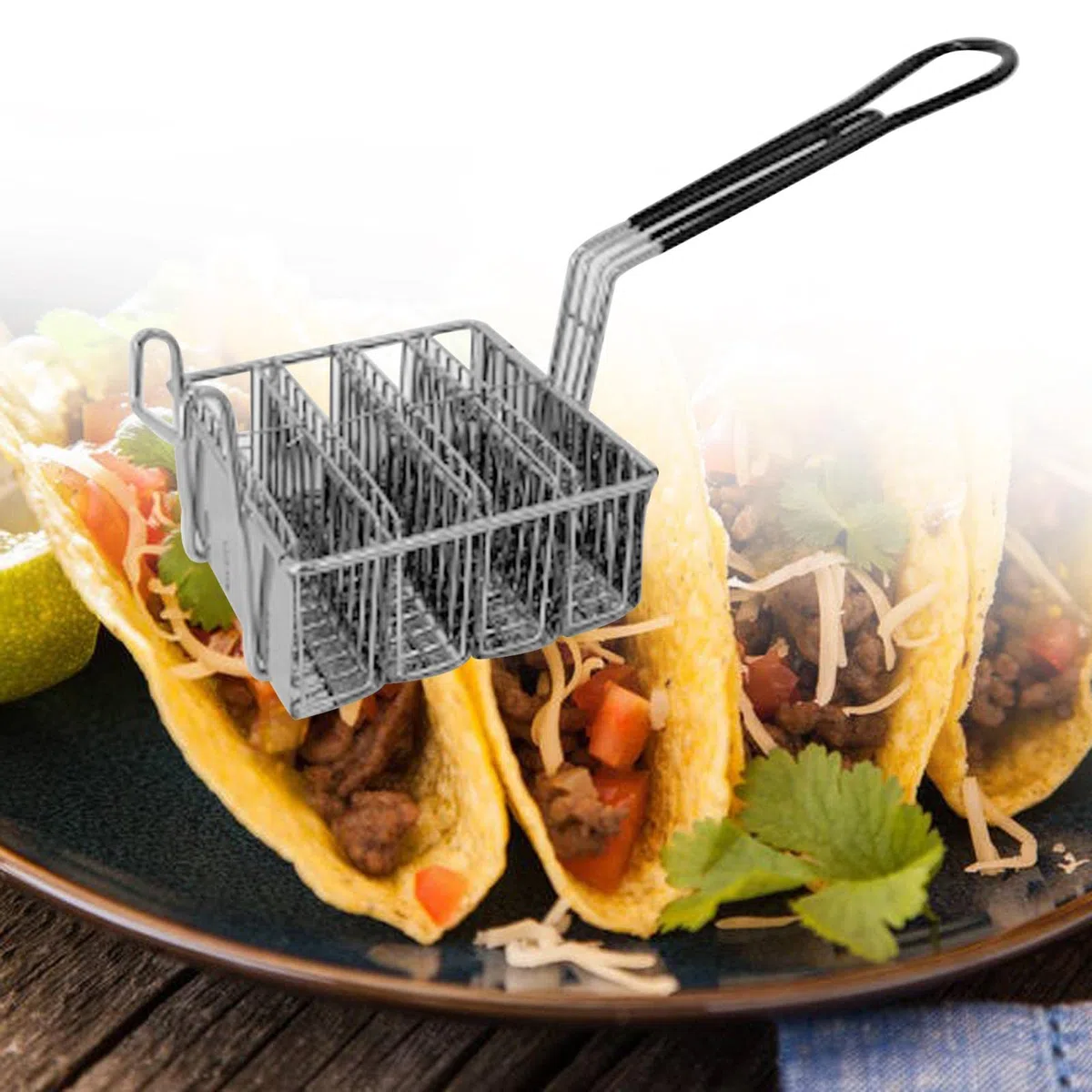 rockible Set di Supporti per Taco in Acciaio Inossidabile, 4/6 Pezzi - Pratico Accessorio da Cucina
