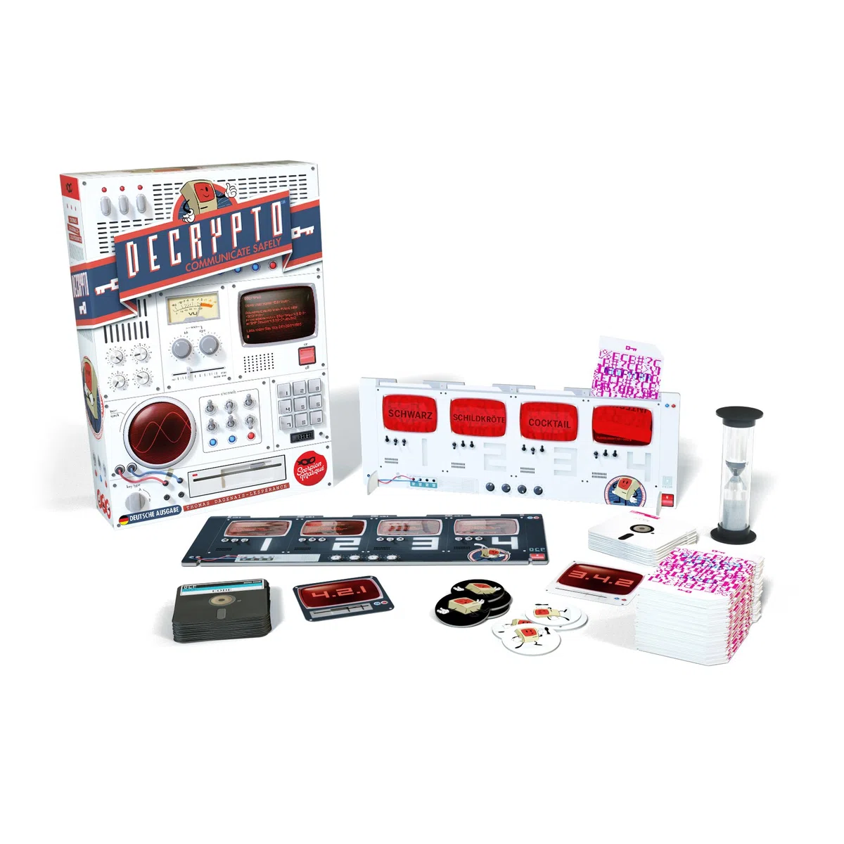 Asmodee Decrypto Deduzione Bambini e Adulti - Lingua Tedesca