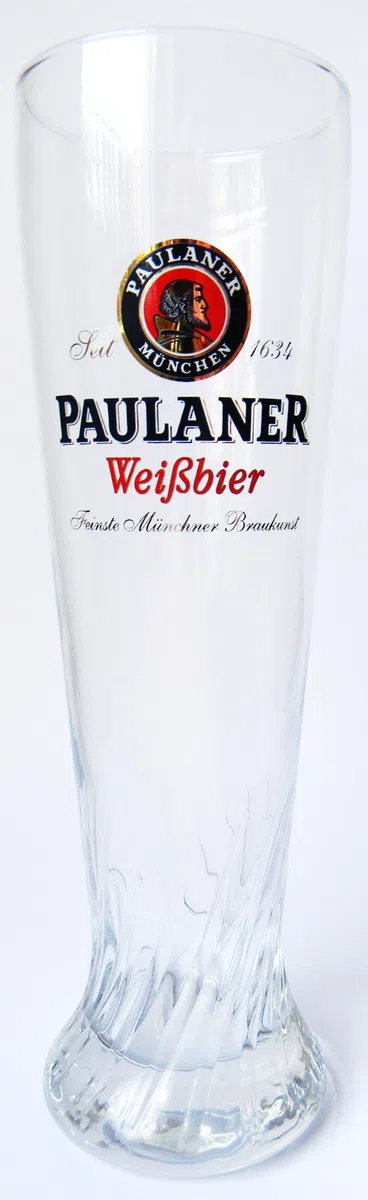 6 boccali di vetro per birra Paulaner, 0,5 litri