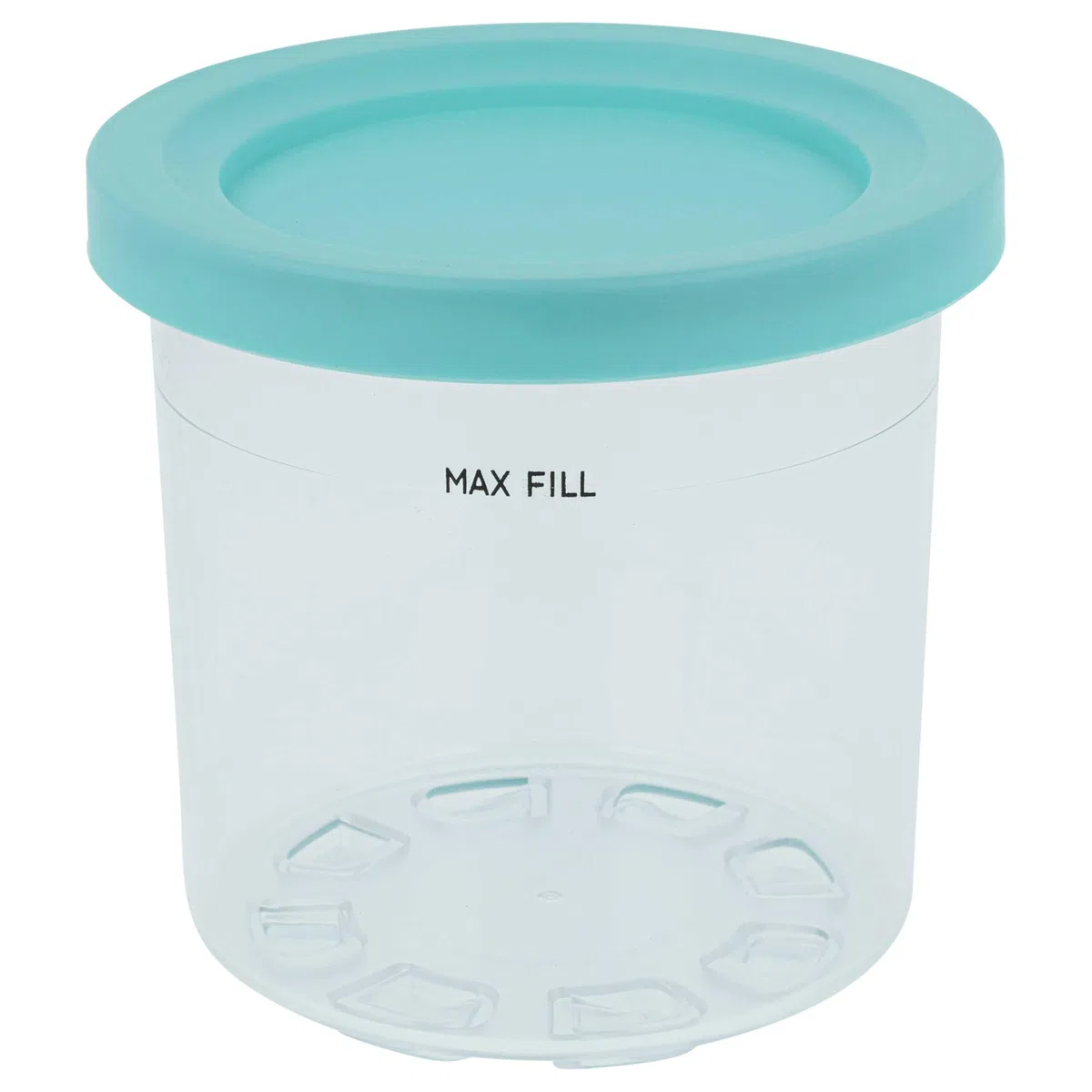 vhbw 4x contenitore 473 ml compatibile con Ninja CREAMI NC301, NC300EU, NC300 gelatiera - vasetto con coperchio, senza BPA, lavabile in lavastoviglie