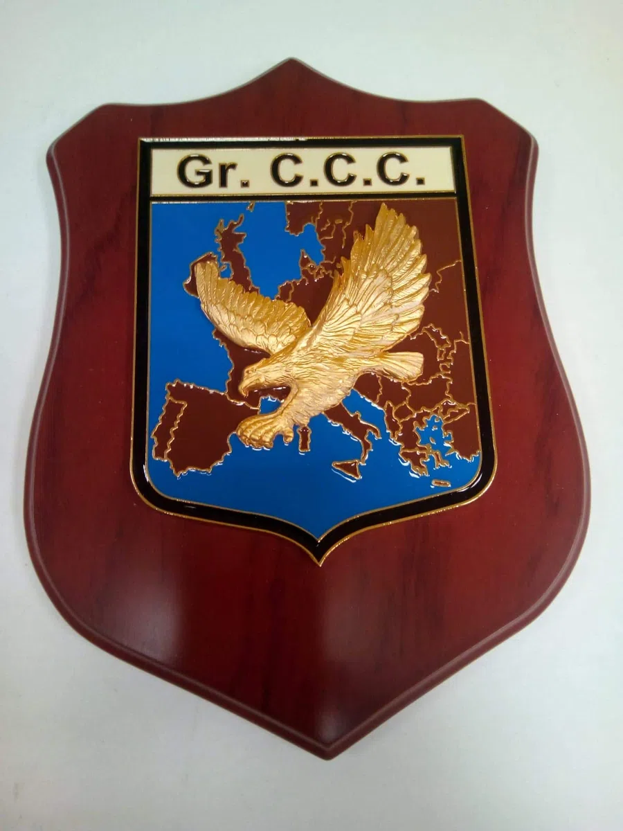 CREST AERONAUTICA GRUPPO C.C.C. - DIM. 23,0 x 17,0 cm