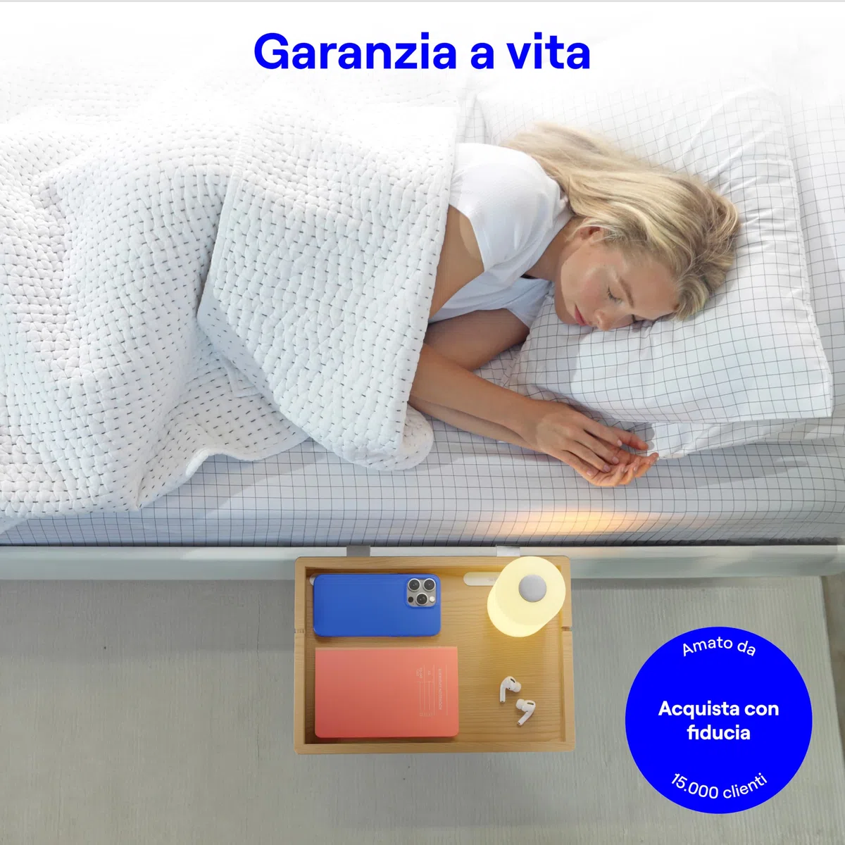 BedShelfie Smallish Flexfit - Scaffale da comodino per letto a castello e superiore, ideale per dormitorio