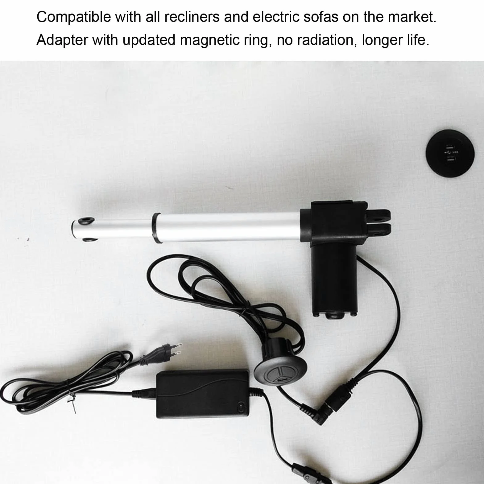 Alimentatore Reclinabile, Ac 100v a 240v Dc 29v/2.0a Adattatore Trasformatore Di Alimentazione Elettrica Commutabile Reclinabile Con Spina Cavo Di Alimentazione Universale Per Poltrona Elevabile(#1)