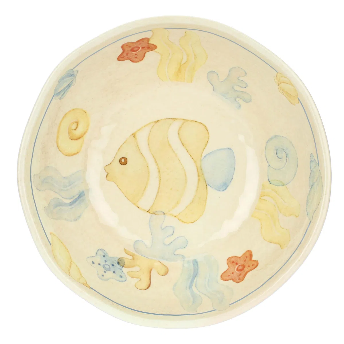 THUN, Insalatiera in Melammina, Linea Mare da Amare, Idea Regalo per la Cucina, Ø 28 cm