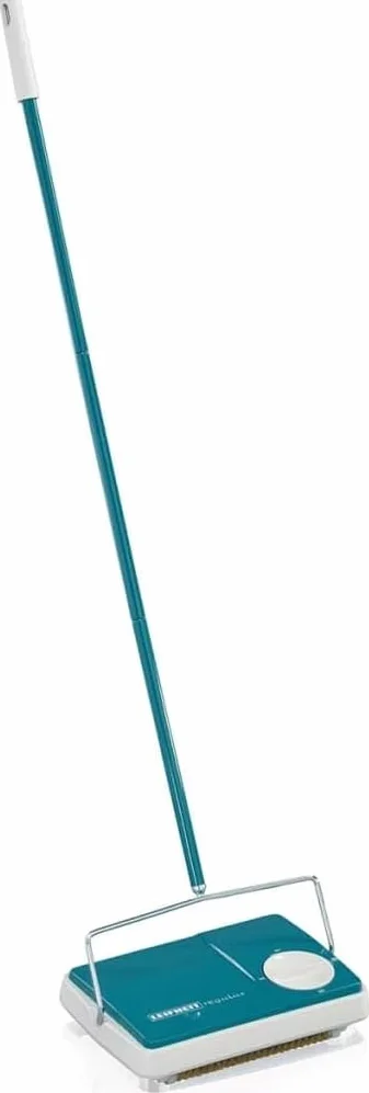 Leifheit Regulus Pulisci Tappeti Manuale Color Turchese, Scopa Meccanica, Blu