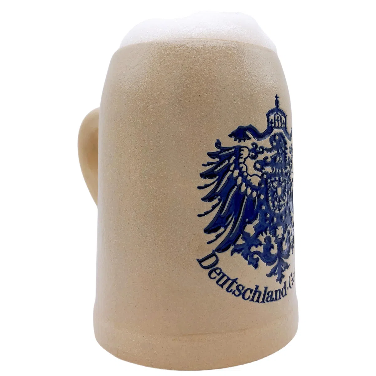 Boccale di birra in Germania, 0,5 l, realizzato a mano, con superficie granulosa, boccale da birra per casa, feste e ogni occasione, regalo per uomini, papà e amanti della birra