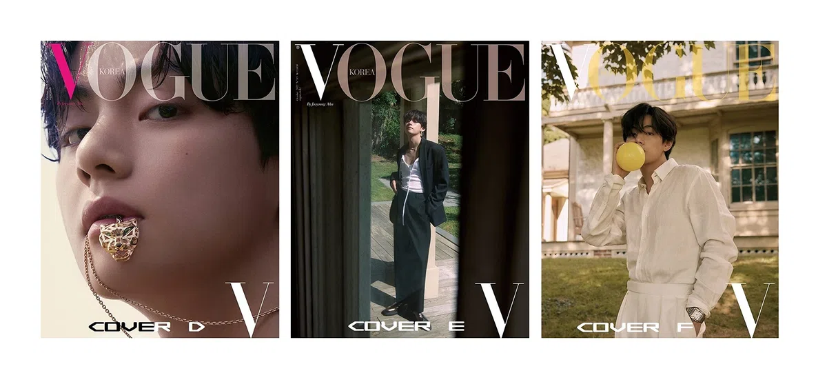 VOGUE MAGAZINE OCT 2022 [D,E,F] BTS V (Cover E)