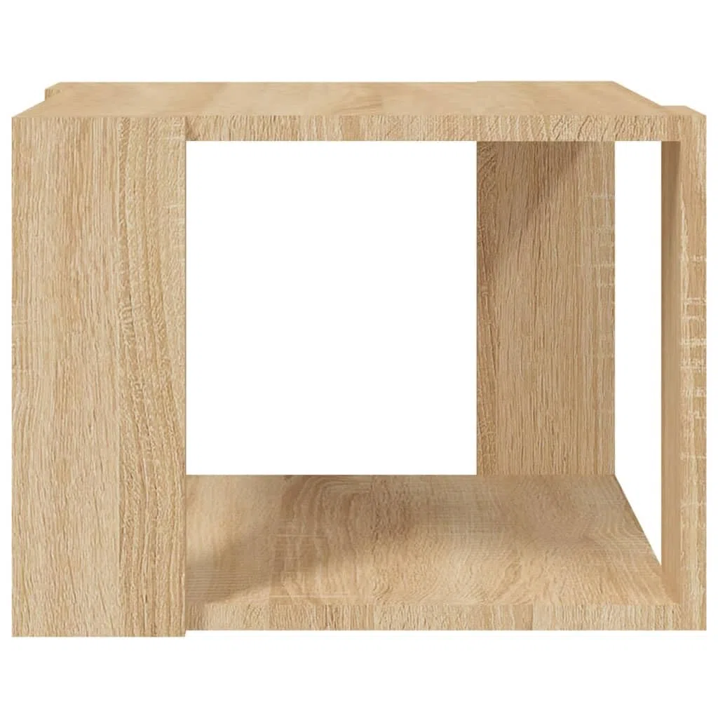 Tavolino da Salotto Tavolino da caffè Tavolo da divano Tavolo da gioco Tavolo centrale Tavolo da pranzo Comodino Adatto al soggiorno Camera da letto Ufficio Rovere Sonoma 40x40x43 cm Legno Multistrato