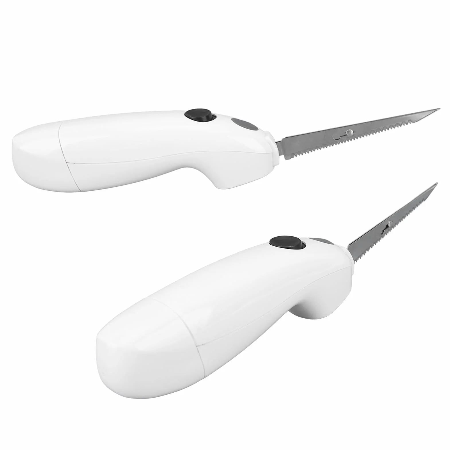 Coltello elettrico Senza Fili per Sfilettare, Acciaio Inox, Bistecca, Trinciante, Tacchino, Pane