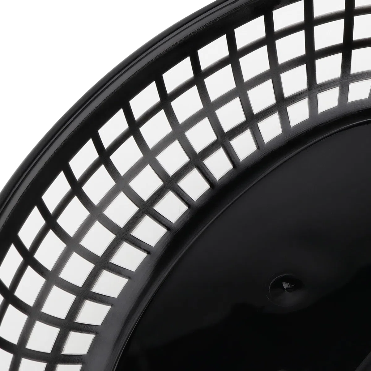 Confezione da 60 cestini ovali per alimenti in plastica, per fast food, colore nero, per patatine, hot dog, hamburger, panini, barbecue, picnic, feste, 23 x 14,5 x 4 cm
