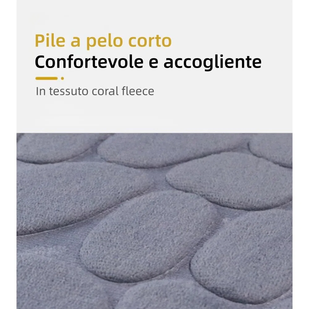 MEIION laberge tappeto Adatto al bagno, Super Morbido,lavabile in lavatrice, Assorbente, Antiscivolo, facile da curare