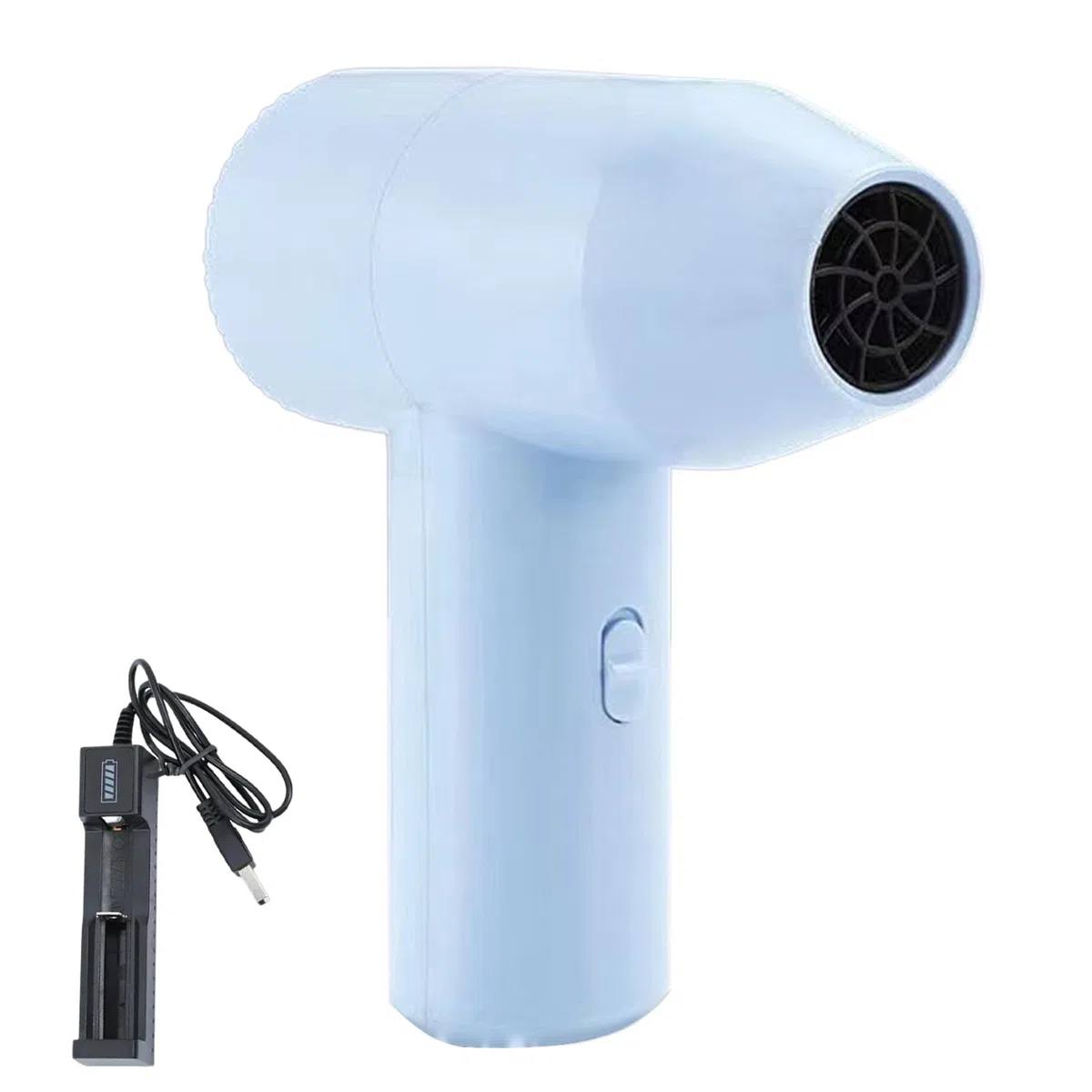 Mini soffiatore di calore - ventilatore artigianale a base di batteria, macchina ad aria calda silenziosa | Assistente di asciugatura portatile per progetti fai da te con design silenzioso,
