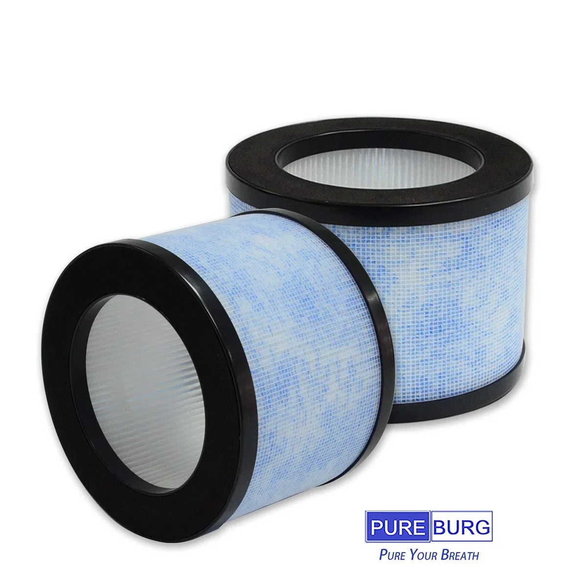 PUREBURG Filtro di ricambio compatibile con OMISOON JH01, CONOPU OJH001, purificatore d'aria JH01-LX, JH01, DH-JH01, confezione da 2 H13 HEPA