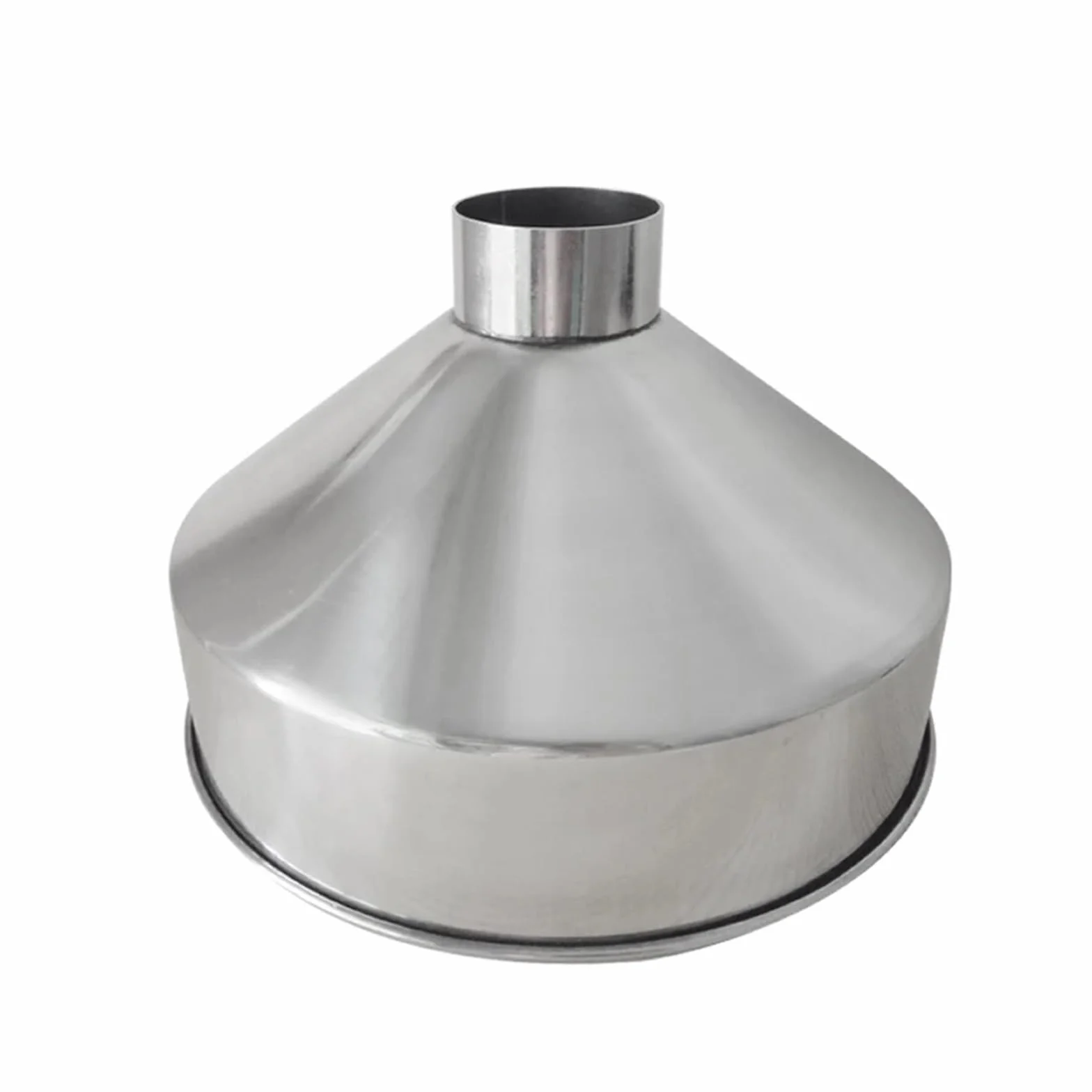 Acciaio Inossidabile 304 Grande Imbuto Largo Grande Imbuto for Cereali for Alimenti industriali macchinari for la raffinazione 24 cm 28 cm 1 pz (Color : C)