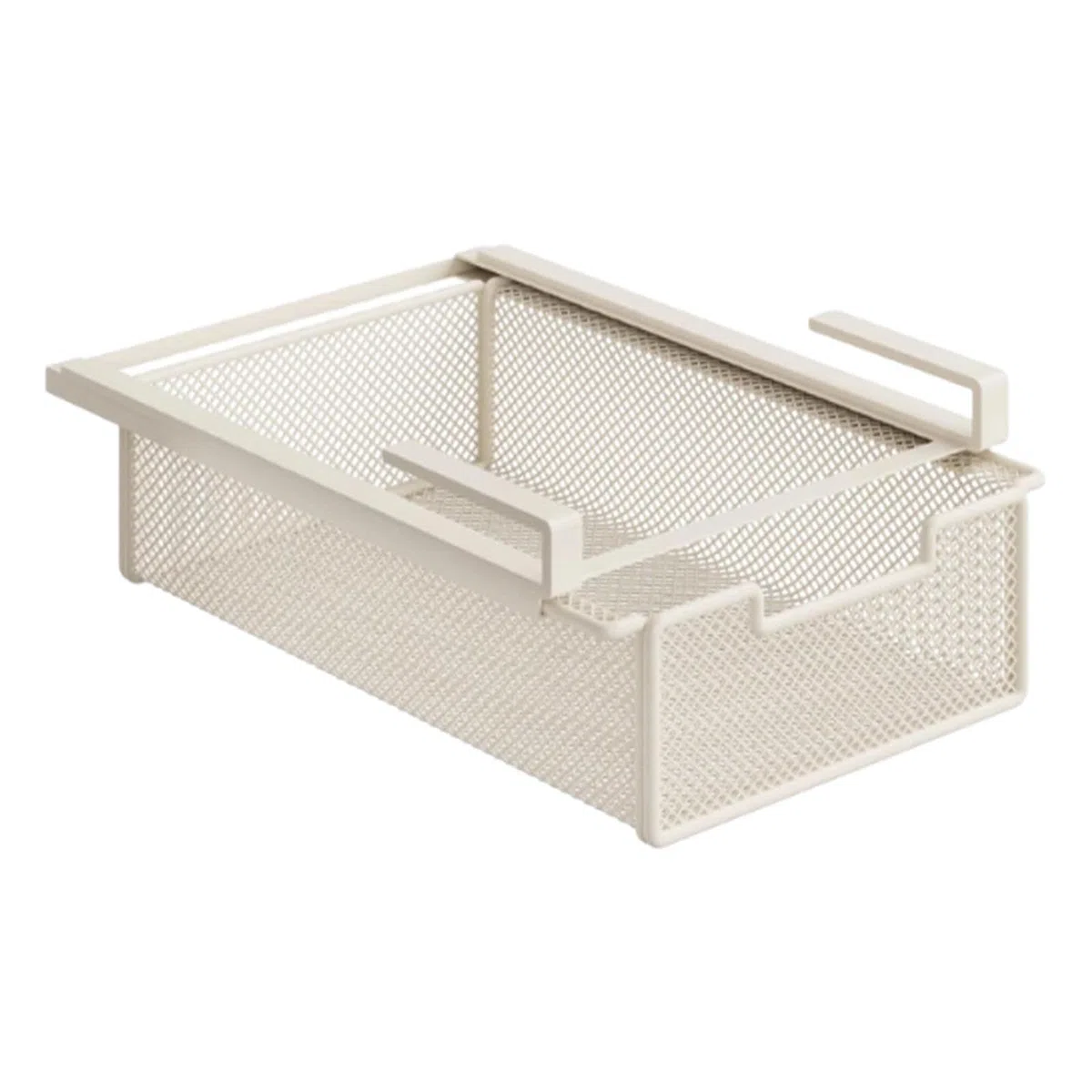 Cestelli Sottomensola, Mensola 37x25x12 Cm, Cesto Portaoggetti Sospensione, Cestino, Cassetto, Organizer per Riporre Oggetti Sottopensile Appende a Superfici Spessore Inferiore a 2,5 Cm