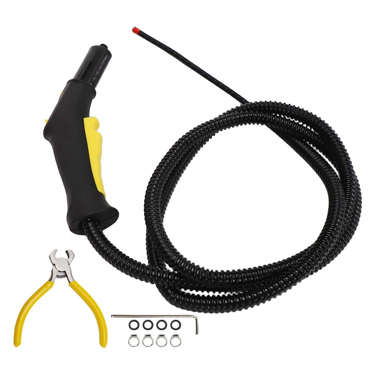 EasyByMall Karcher Tubo di ricambio per pulitore a vapore per modelli SC1, SC2, SC3, SC4 e CTK10 - 4.322-048.3/43220483, tubo flessibile resistente con maniglia di controllo dell'interruttore del