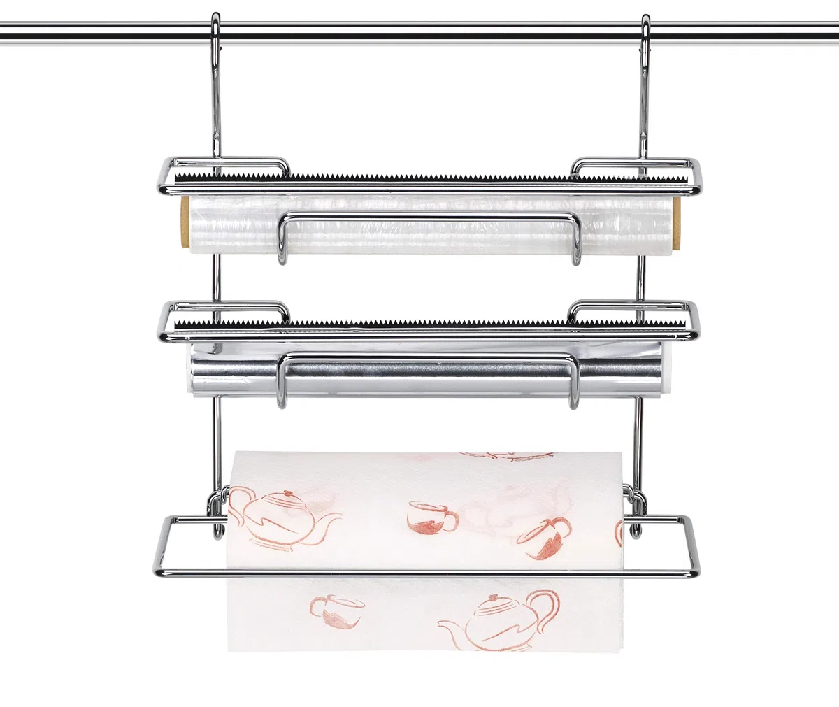 Tescoma 900056 Monti Portarotoli da Cucina, 33 cm per 3 Rotoli