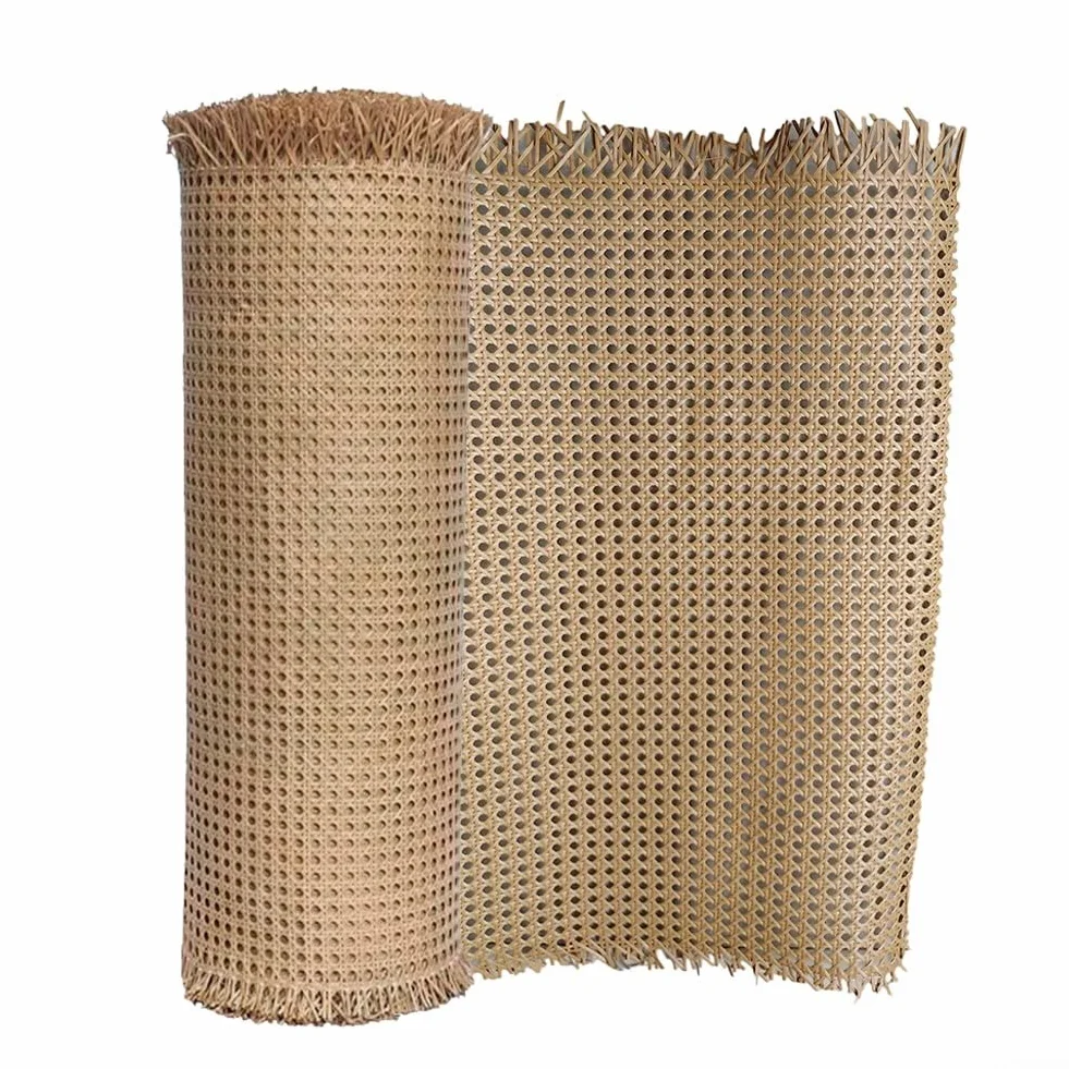 Rotolo di Maglia in Rattan, Rotolo di Tessitura in Canne di Rattan Naturale per Mobili, Sedia, Armadio, Soffitto (150 * 50 cm)