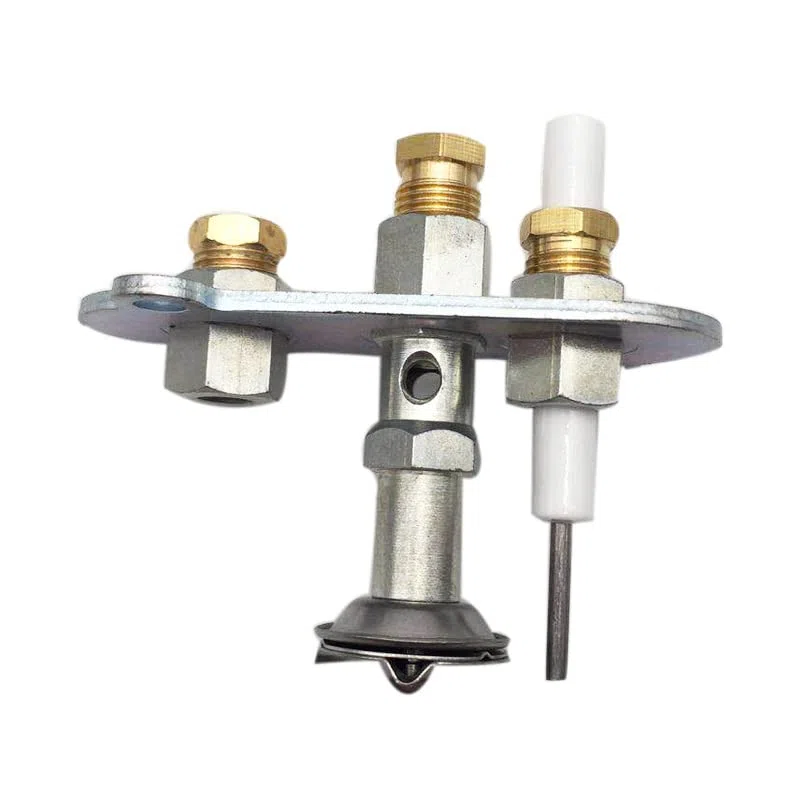 EKCOS Gas liquefatto Argento Testa di accensione trigeminale fornello a Gas for Mancanza di Ossigeno Accessori for dispositivi di Protezione Contro Lo spegnimento della Fiamma