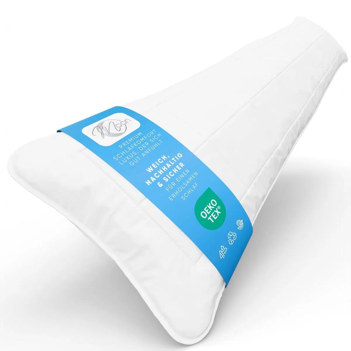 Moon Classic 564380 - Cuscino per dormire, 40 x 200 cm, 100% poliestere