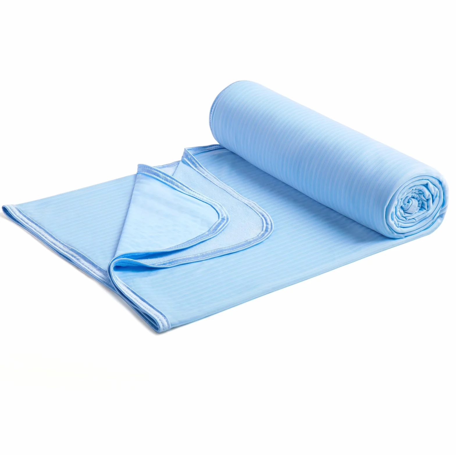 Marchpower Coperta Letto Matrimoniale Estiva Fresca 150 * 200cm, Arc-Chill Coperta Estiva in Fibra di Raffreddamento Giapponese Q-MAX>0,5 Traspirante Morbido, Anti Statico, 2 Lati Allevia Sudore-Blu