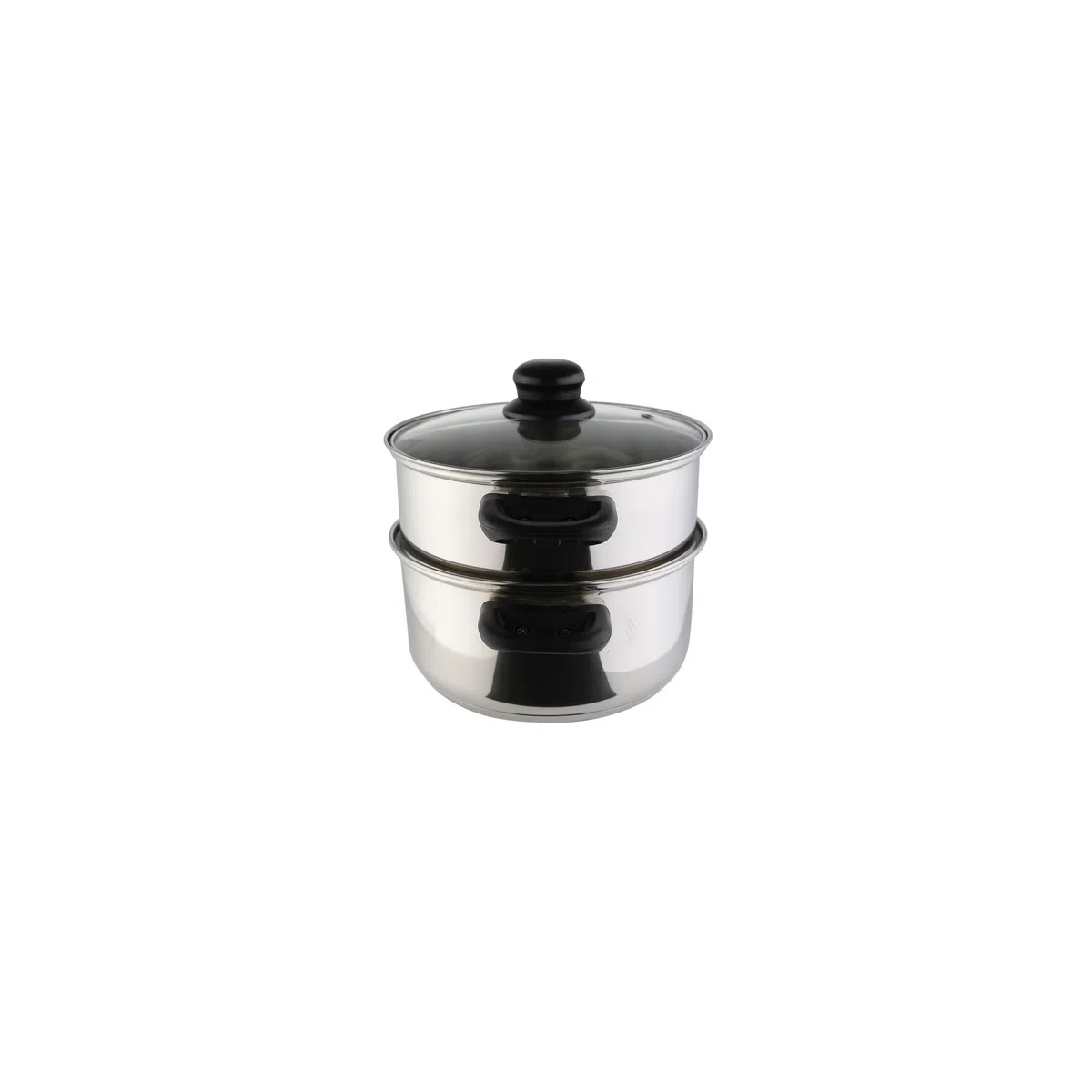 Axentia 220690 Pentola a Vapore con Coperchio, Acciaio Inossidabile, Argento, 29x18x24 cm