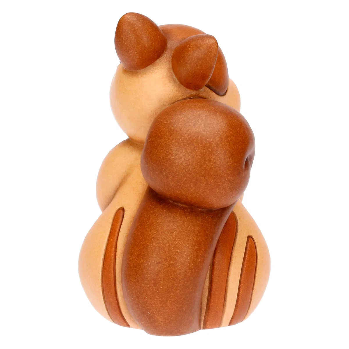 THUN- Scoiattolo Diva in piedi - piccolo - ceramica - Collezione Plumè - 6,5 x 5,3 x 8,5 cm