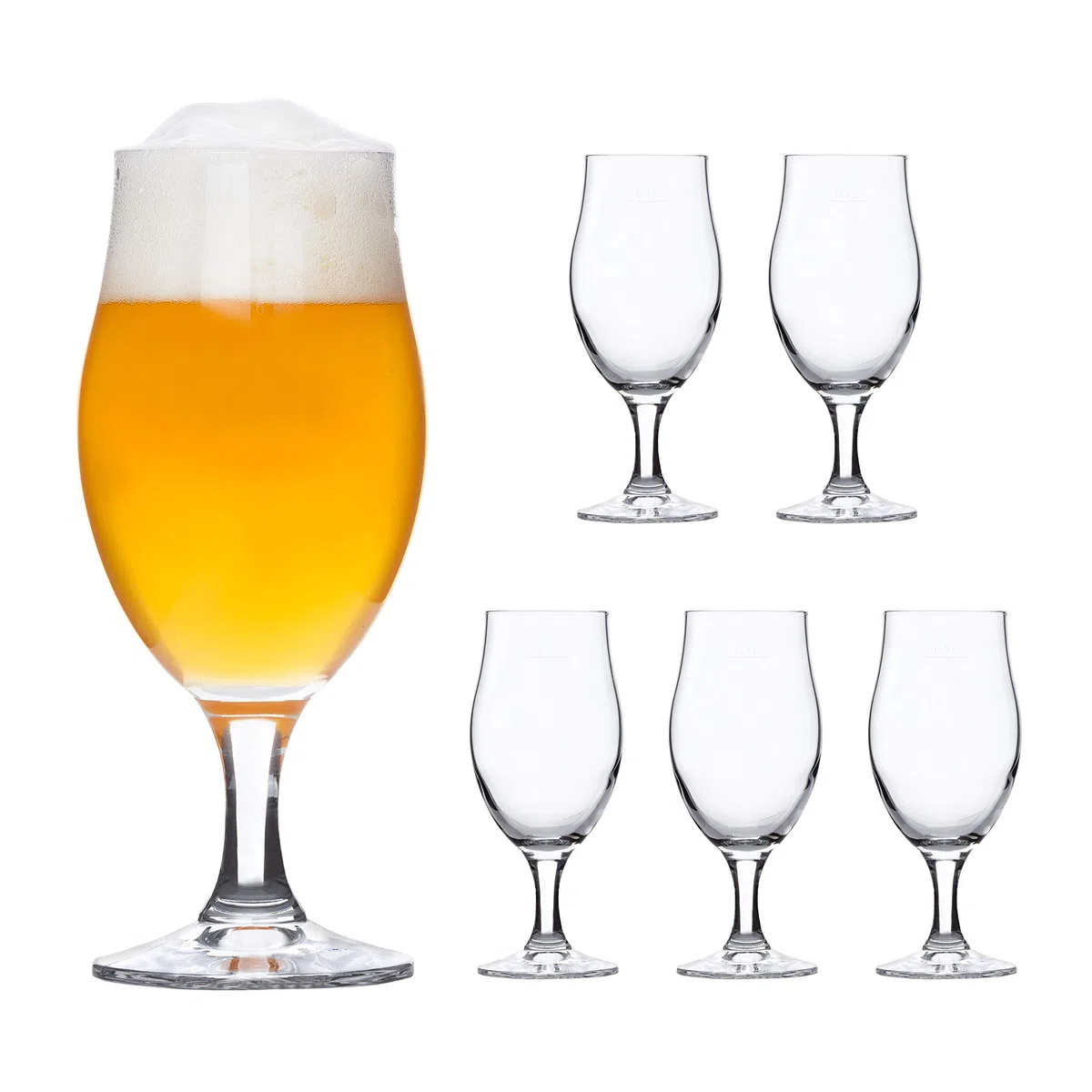 Bormioli Rocco Executive Calice Birra 37,5 cl Set 6 Pezzi In Vetro