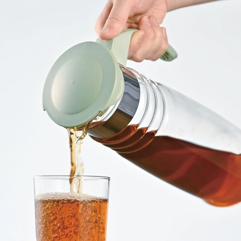 Hario Mizudashi Cold Brew Tea Maker, 1200 ml, verde fumo