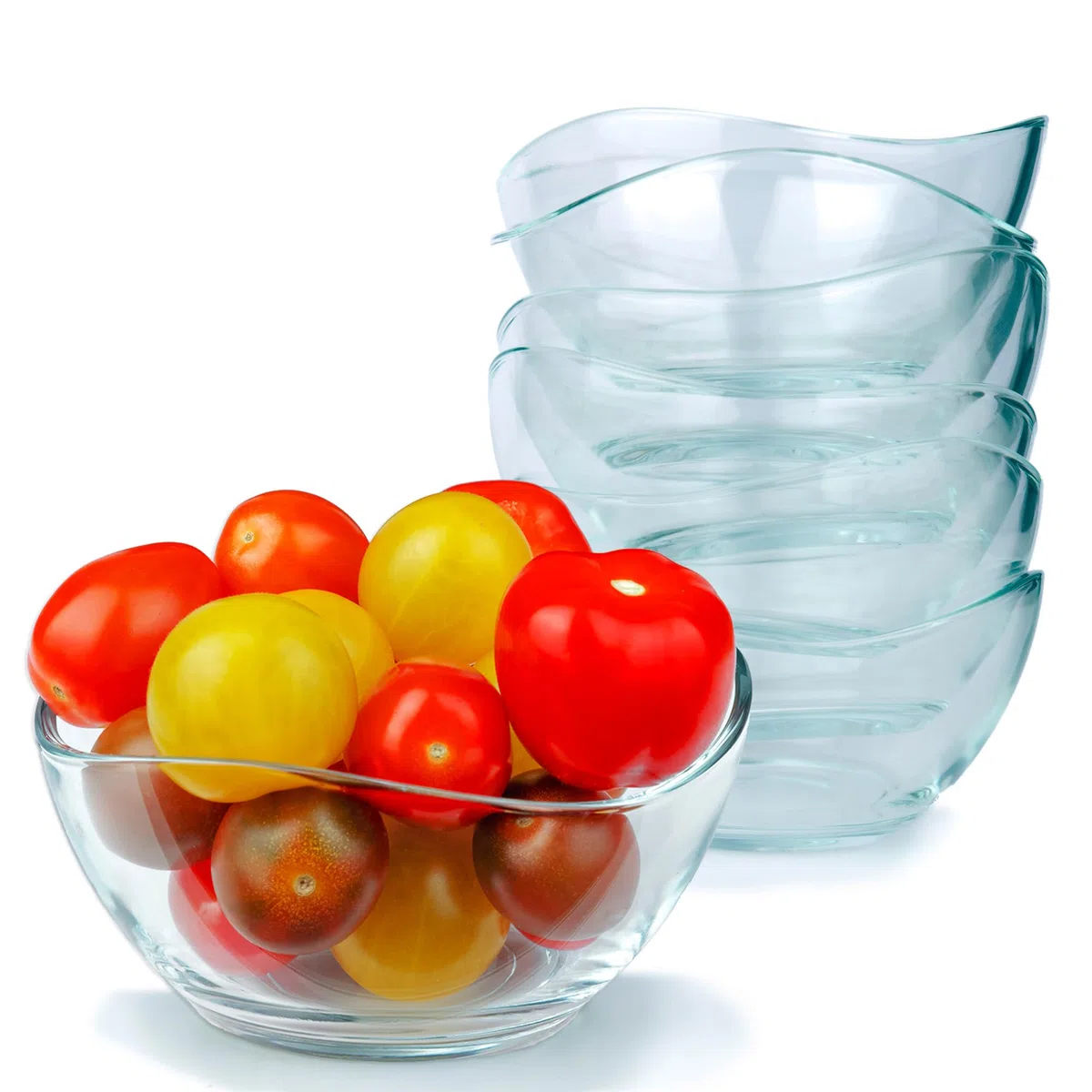 NORDIC SCHILLER Ciotole in Vetro Set 12 310ml Ciotola per Dessert in Vetro SENZA PIOMBO Coppette Gelato, Salse Sundae Caramelle, Ciotole Per Frutta, Insalatiere, Tazza da Dessert
