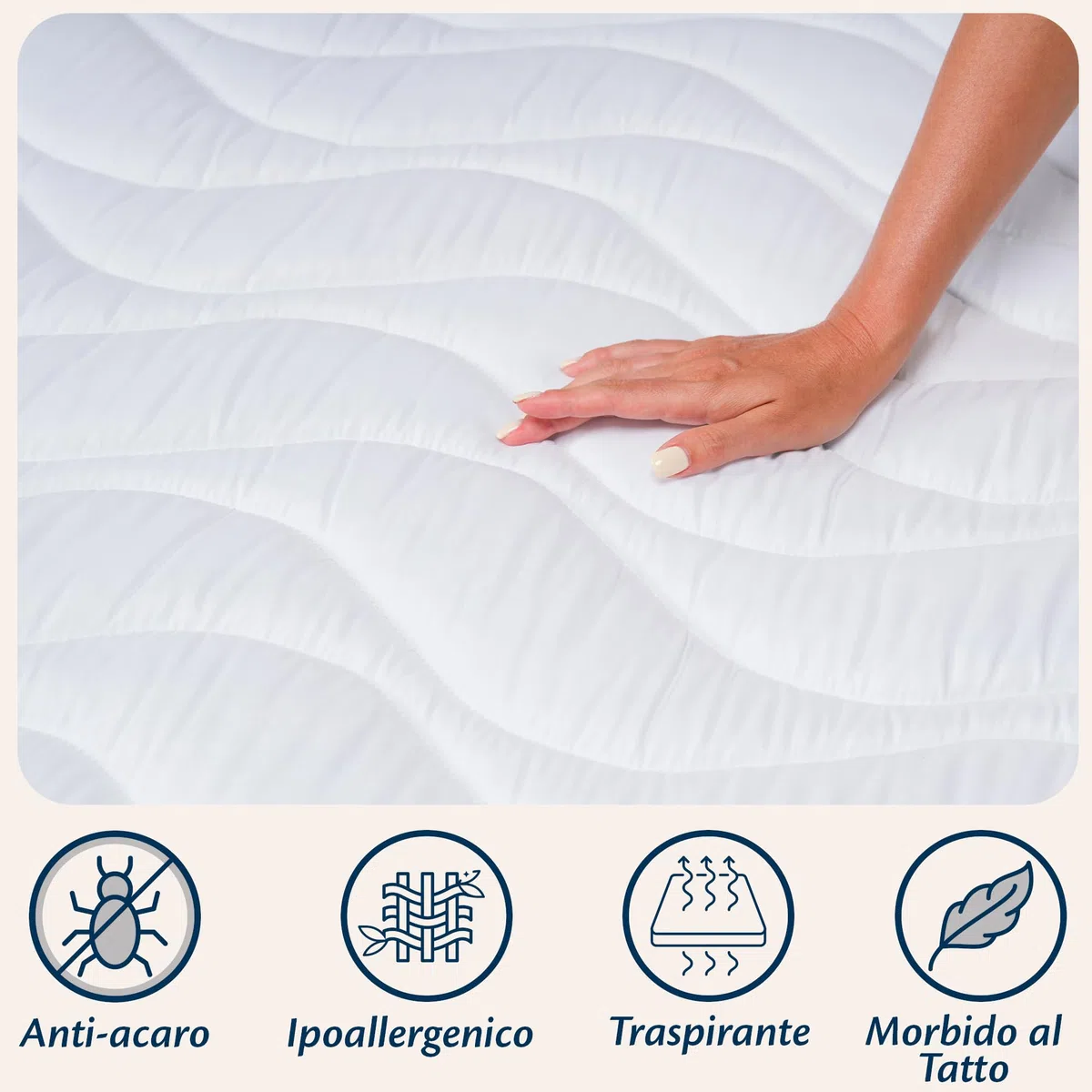 Materasso una Piazza e Mezza 120x200 Memory Foam 20 cm Reversibile 2 Lati (Topper Morbido+Lato Rigido) 100% Made in Italy per Letto, Traspirante, Anallergico, Antiacaro e con Rivestimento Premium