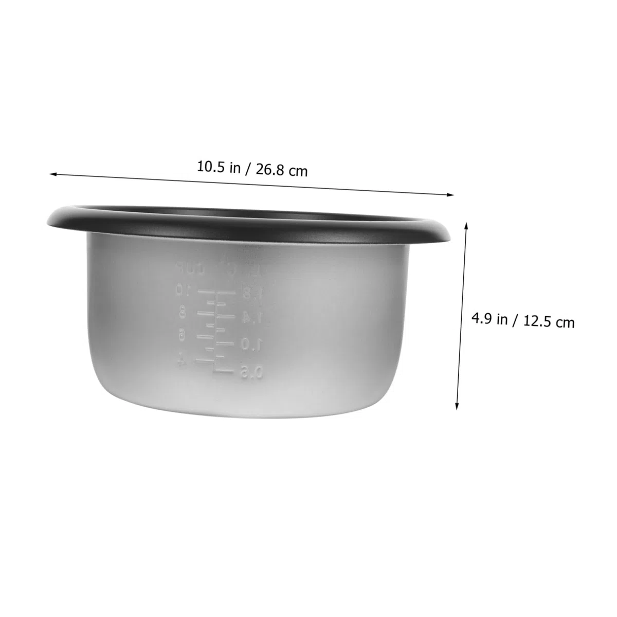 Pentola Interna Per Cuociriso Antiaderente Sostituzione Per Cuociriso Elettrico Materiale Durevole E Ampia Capacità Accessorio Versatile Per Cucina Casa E Ristoranti