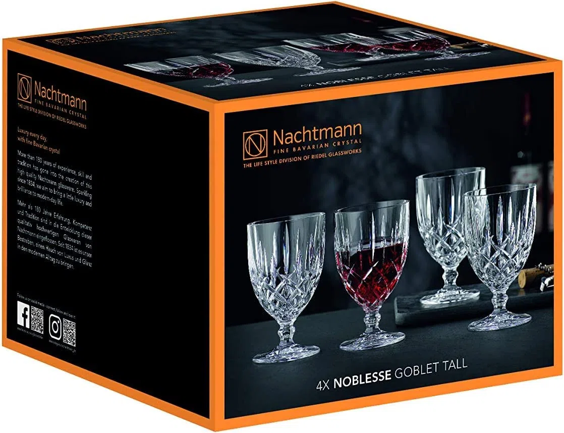 Spiegelau & Nachtmann Noblesse 101966 - Set da 4 calici in vetro di cristallo, da 350 ml