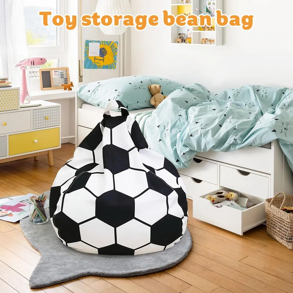 Coprisedile per bambini per animali di peluche, per bambini, per la cameretta dei bambini, con chiusura lampo per vestiti, giocattoli (calcio)