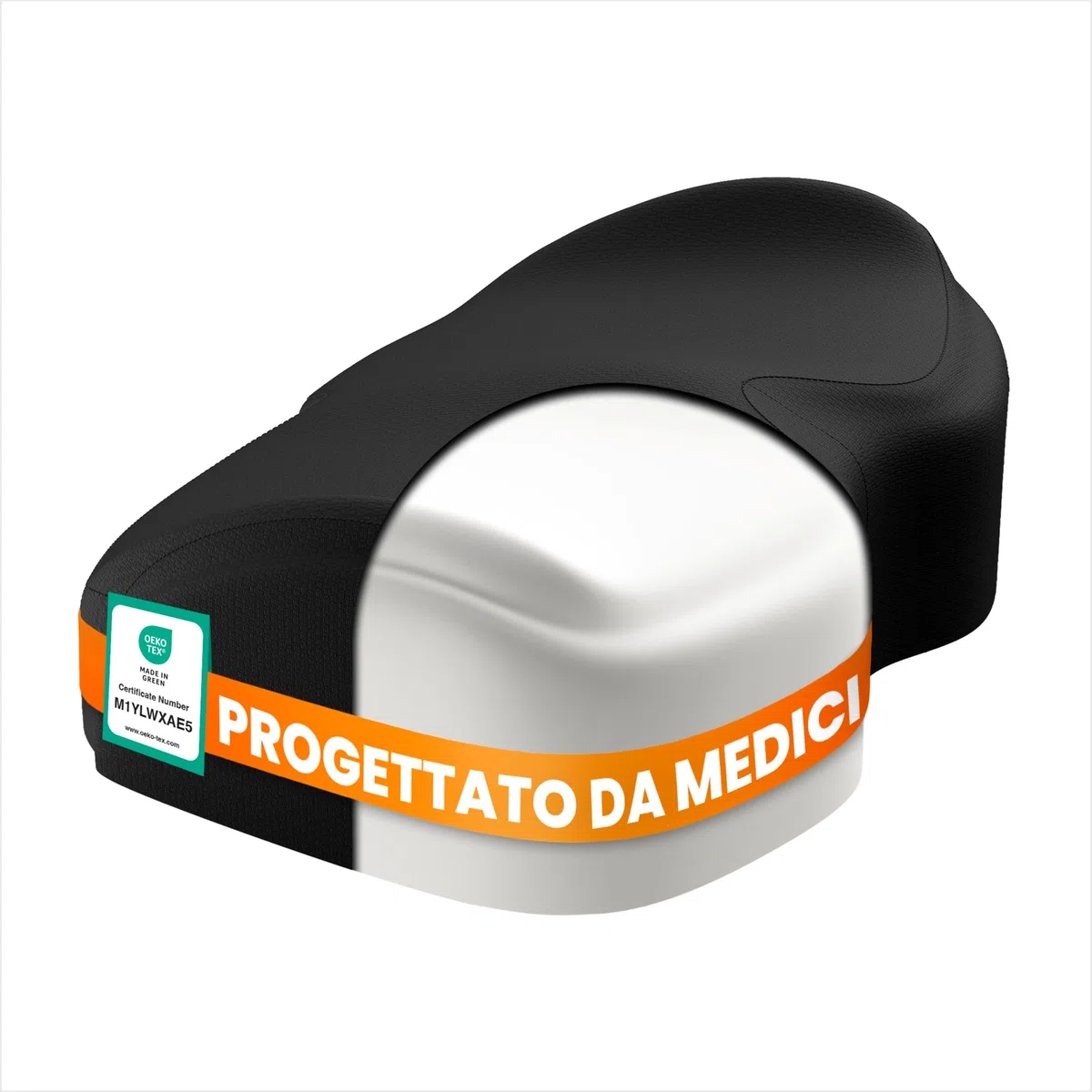 Everlasting Comfort Poggiapiedi sotto scrivania in memory foam – Sgabello piedi per ufficio, smart working e gaming con fodera lavabile e base antiscivolo