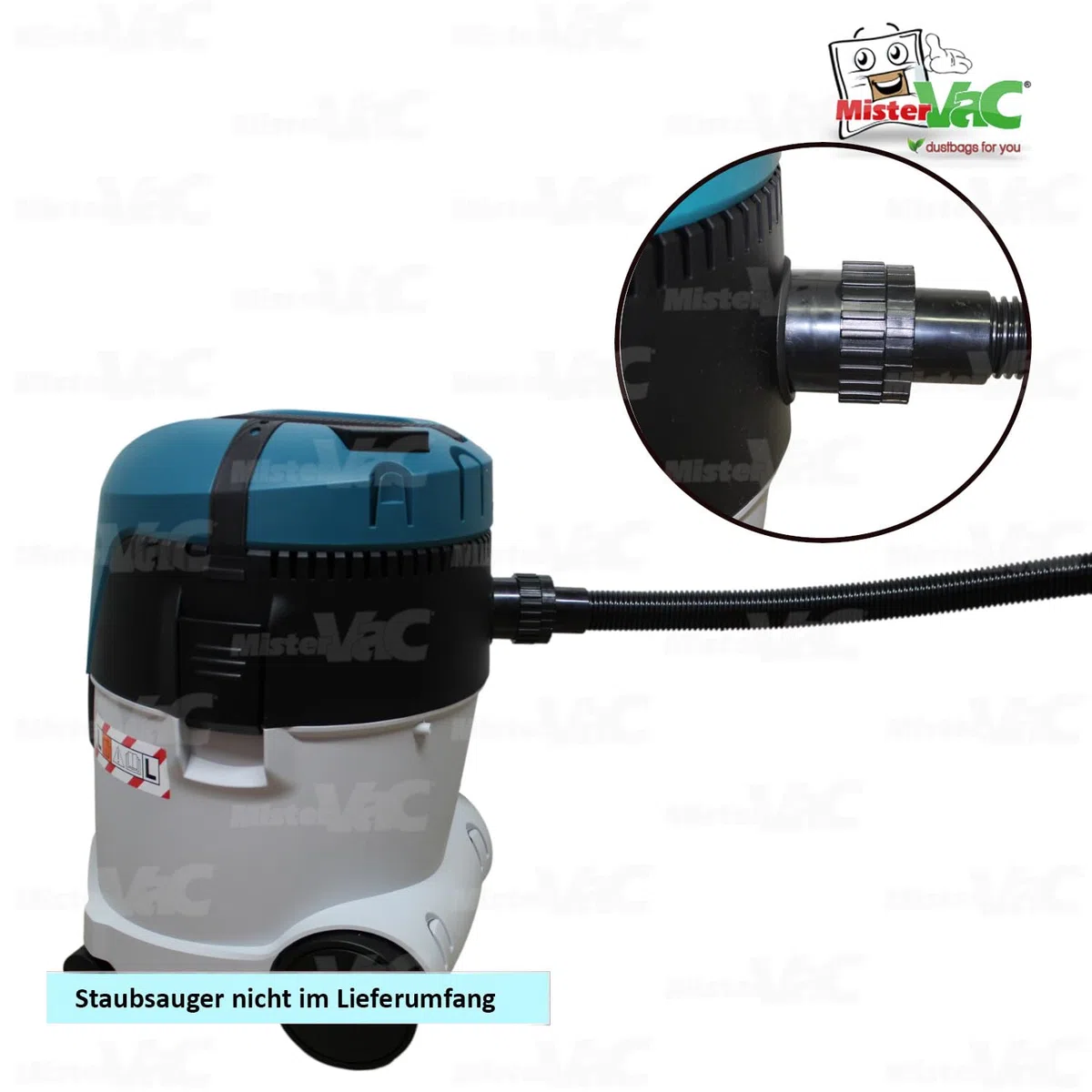 MisterVac compatibile con tubo sostituzione tubo flessibile Makita VC2512L Nass- Trockensauger