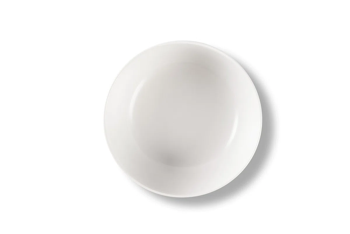 Excelsa Nordic Set 6 Coppette, Ceramica, Bianco, Capacità 625 Ml., Effetto Matt