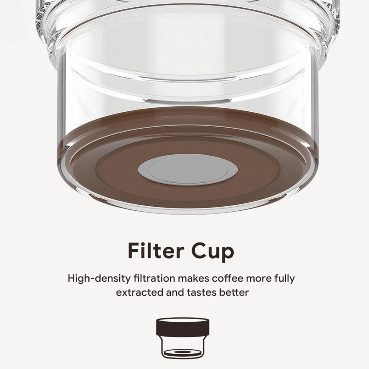 Respicefinem Macchina per Caffè Freddo con Gocciolatore in Vetro Borosilicato Estrattore di Sapore Uniforme Ideale per Casa Ufficio e Viaggi – Capacità 300 ml/10 15