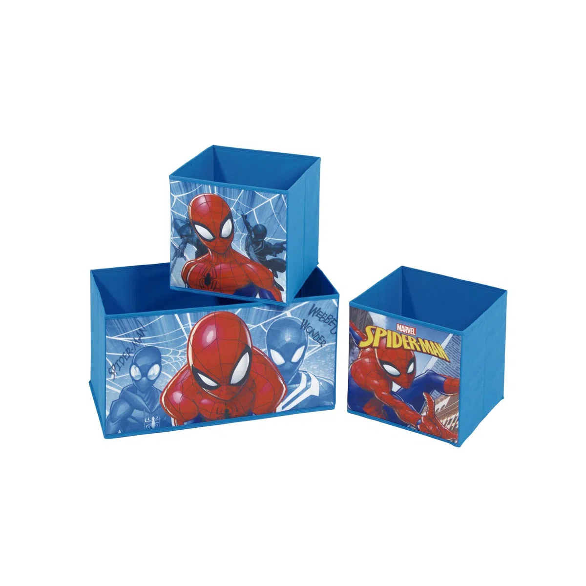 ARDITEX Spider-3 Cassettiera Mensola, Poliestere/Metallo, Blu, Medio