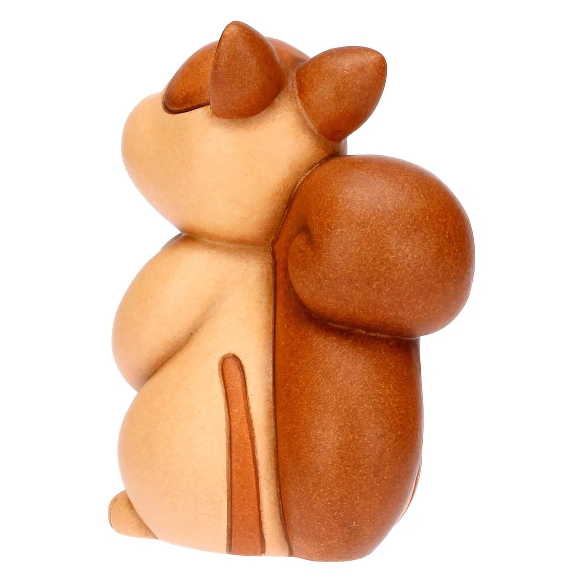 THUN- Scoiattolo Diva in piedi - piccolo - ceramica - Collezione Plumè - 6,5 x 5,3 x 8,5 cm