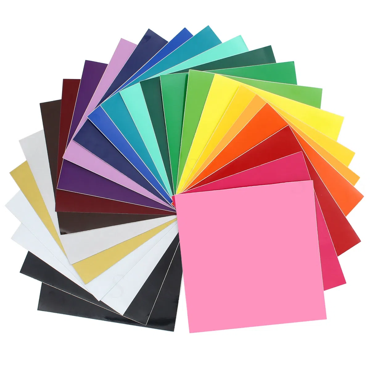 ORACAL - Vinile Lucido 651, Confezione da 24 Fogli di Colori Superiori, 30,5 x 30,5 cm