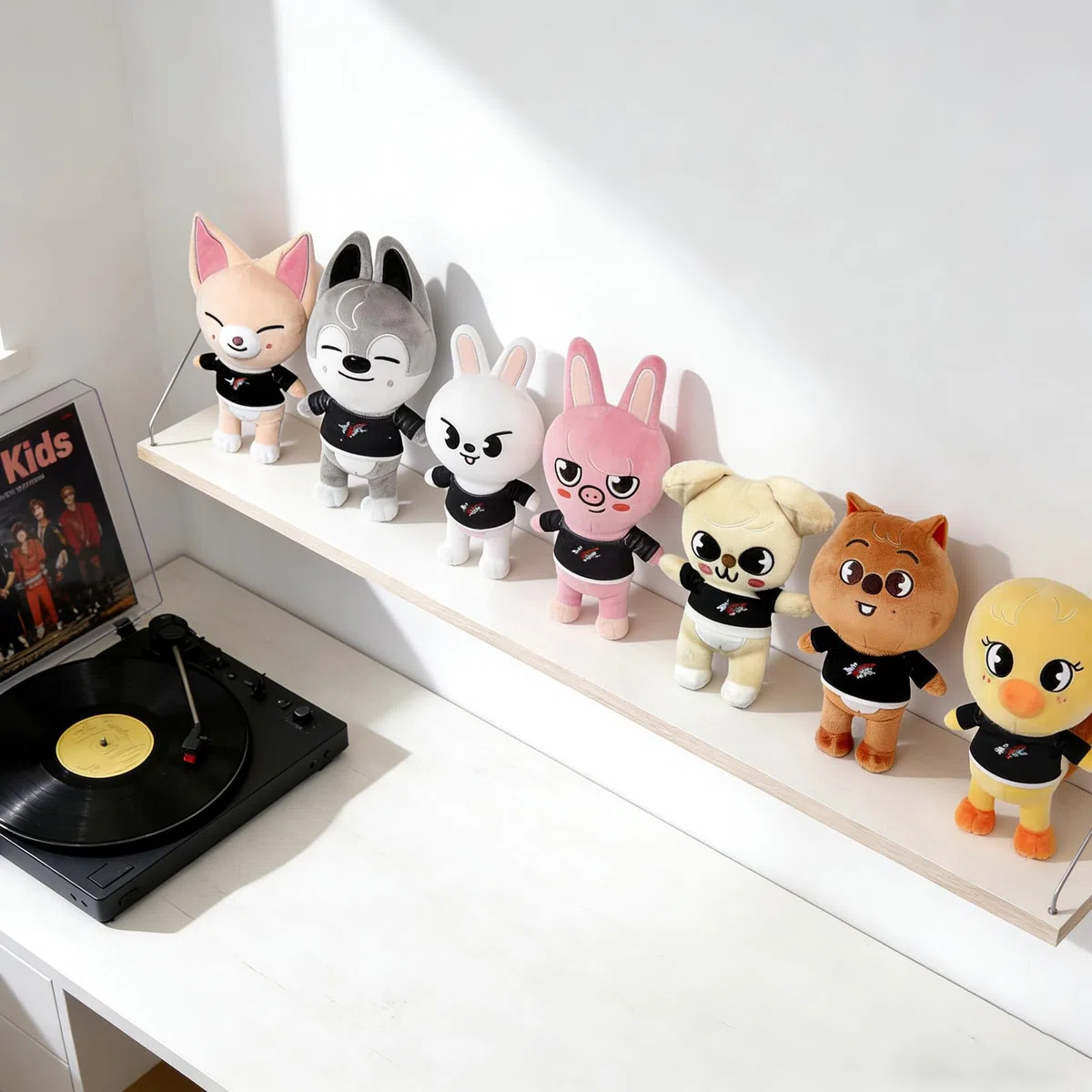 Peluche Stray Kids Set di Peluche: Regalo Decorativo per i Fan per Natale e Compleanni dei Bambini - 8 Pezzi (Eight pcs)