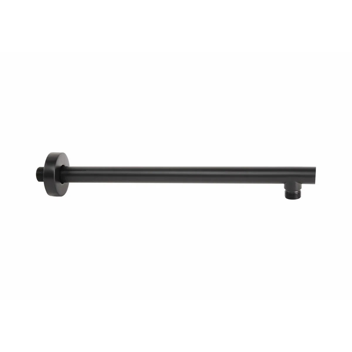 Metaform Top Line Braccio Doccia Tondo 35cm Nero Opaco (N54)