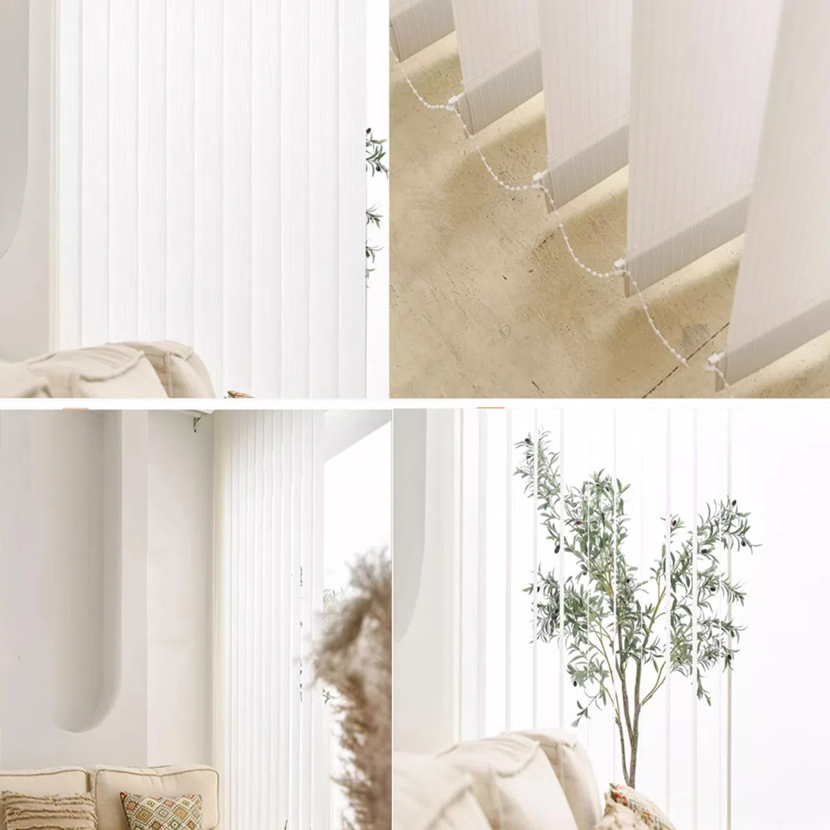 Tende a Lamelle Verticali,Tenda Verticali Oscurante per Finestra,Veneziane da Interno con Bande in Tessuto 98mm,per Balconi,Ufficio,Personalizzabili,Larghezza x Altezza (80cm x 130cm)