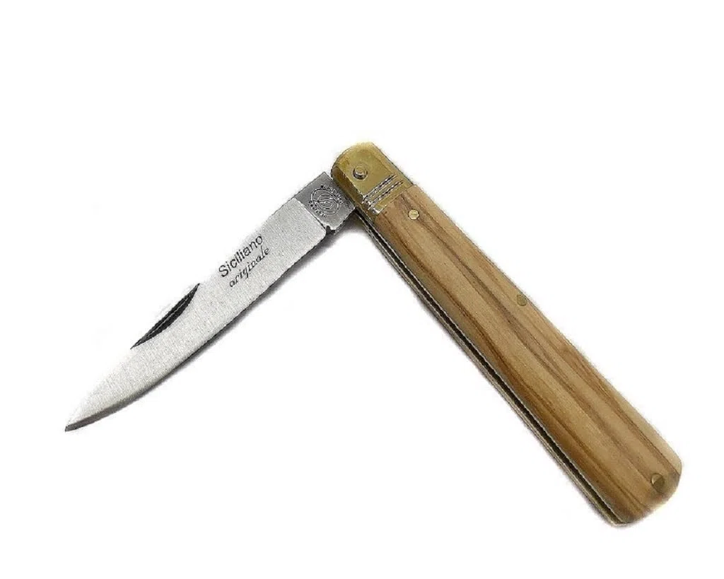 COLTELLO SICILIANO CM 17 ULIVO