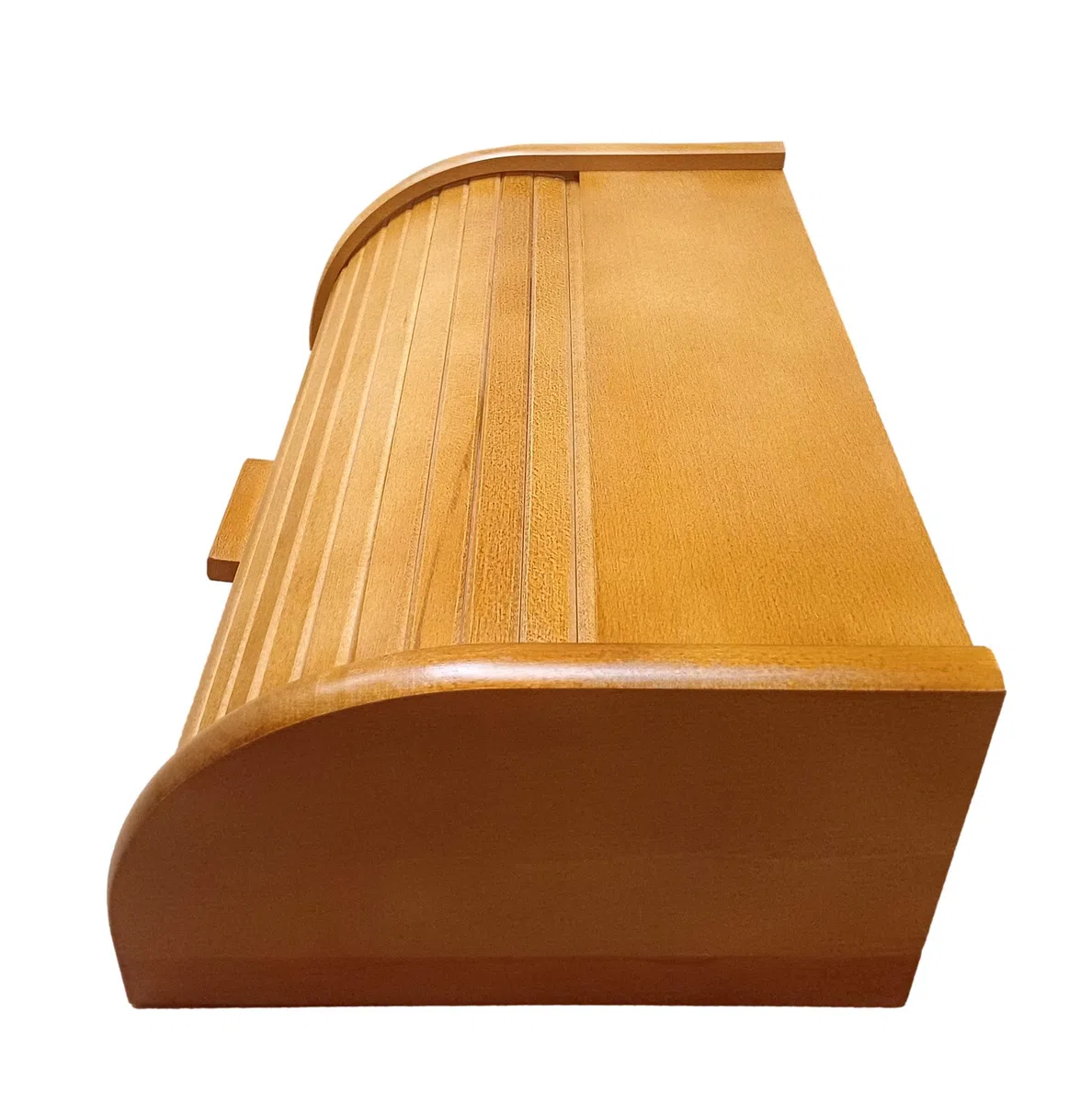 Contenitore per il pane in legno con chiusura a serranda per conservare il pane in cucina, Legno, Brown, small