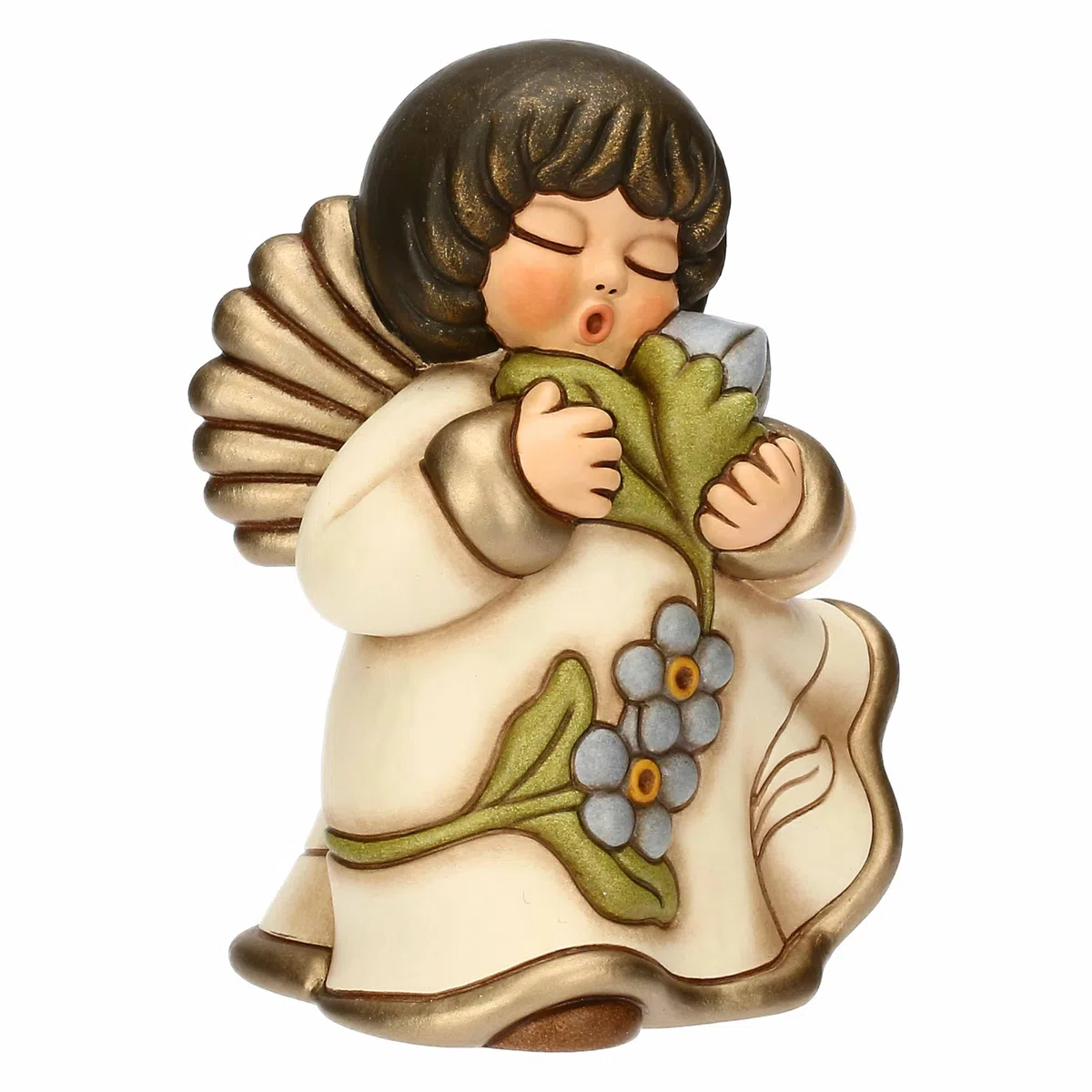 THUN - Angelo dei nonni Helene - ceramica - Collezione Angeli - 8,7 x 7,5 x 11,8 cm