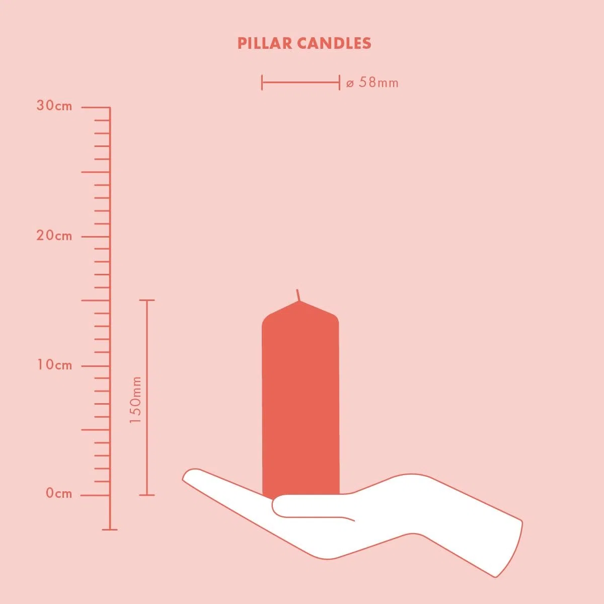 Bolsius Candele a colonna lisce – Bordeaux – Confezione da 12 – 15 x 6 cm – Durata di combustione 42 ore – non profumate – Contiene cera vegetale naturale