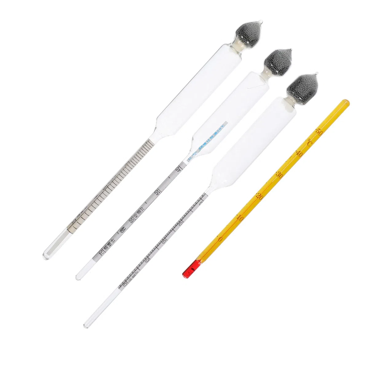 ULTECHNOVO 2sets Tester Per Misurazione Alcolica Con Termometro Strumento Portatile Per Controllo Contenuto e Distillati Precisione e Facile Utilizzo