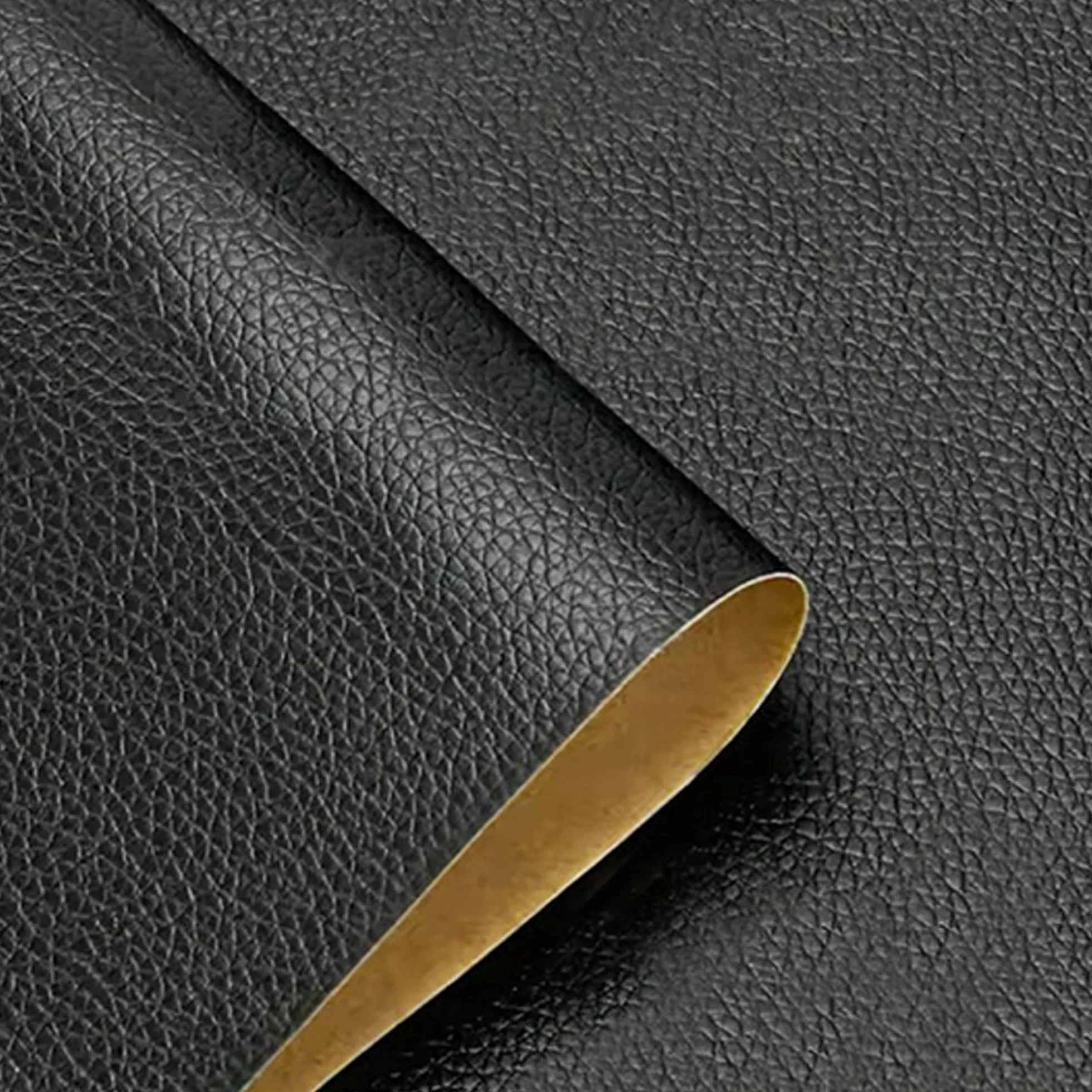 Pelle adesiva per riparazioni100 cm x 300 cm, Foneso Toppa autoadesiva in pelle per riparazione e restauro di divano, borsa, giacca, seggiolino auto e mobili in pelle
